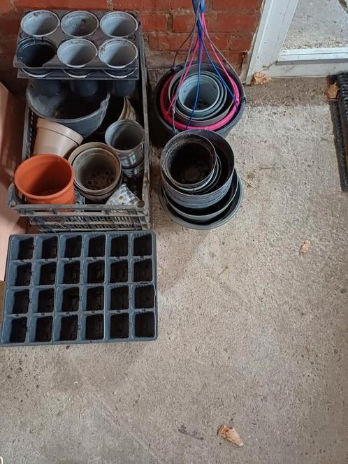 Diverse bloempotten, Tuin en Terras, Kweekspullen, Gebruikt, Ophalen