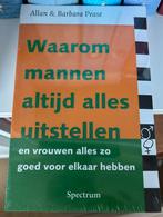 Allan & barbara Pease waarom mannen altijd alles uitstelen, Ophalen of Verzenden, Zo goed als nieuw