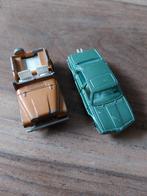 2 Majorette modelauto's Jeep 1:54, BMW 1:60 uit de jaren 60, Ophalen of Verzenden, Gebruikt, Auto, Majorette