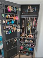 Sieradenkast met meer dan 100 sieraden!, Sieraden, Tassen en Uiterlijk, Ophalen of Verzenden, Gebruikt, Zilver, Zilver