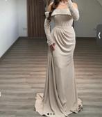 Abiye, Kleding | Dames, Gelegenheidskleding, Galajurk, Beige, Maat 42/44 (L), Nieuw