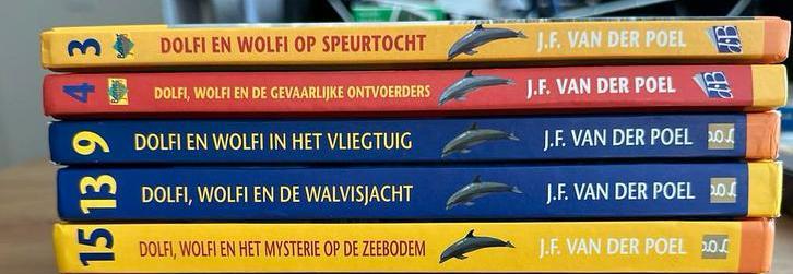 Dolfi en Wolfi J.F. van der Poel, Boeken, Kinderboeken | Jeugd | onder 10 jaar, Gelezen, Fictie algemeen, Ophalen of Verzenden
