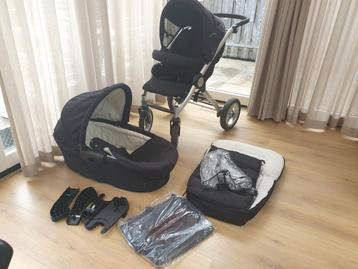 Kinderwagen Mutsy Trans Range, combiset met reiswieg, Zwart beschikbaar voor biedingen
