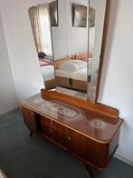 Vintage Kaptafel met Klapspiegels, Huis en Inrichting, Kasten | Dressoirs, Ophalen, Gebruikt, 100 tot 150 cm, Met lade(s)