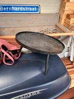 Zwart salontafeltje gratis ophalen, Huis en Inrichting, Tafels | Salontafels, Ophalen, Gebruikt, 50 tot 100 cm, Rond