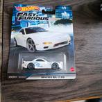 Hot Wheels Mazda RX7 FD Fast and Furious wit, Ophalen of Verzenden, Nieuw, Auto