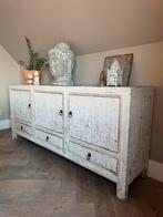 Antiek gaaf Chinees Dressoir kast India Bali Ibiza style, Huis en Inrichting, Gebruikt, 150 tot 200 cm, Ophalen of Verzenden, Met lade(s)