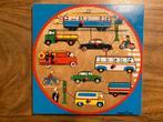 Vintage Simplex Toys Verkeer Ronde Puzzel - Made in Holland, Kinderen en Baby's, Gebruikt, 10 tot 50 stukjes, Ophalen of Verzenden