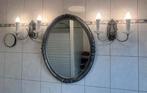 Prachtige spiegel met brocante wandlampen. In mooie staat!, Minder dan 100 cm, Rechthoekig, Ophalen of Verzenden, Zo goed als nieuw