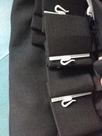 Zwarte gordijnen (polyester met 17% linnen), Ophalen, Zo goed als nieuw, 200 cm of meer