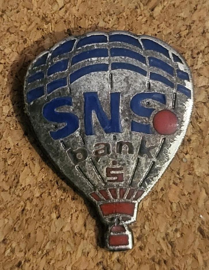 Ballonpin sns bank, Verzamelen, Speldjes, Pins en Buttons, Ophalen of Verzenden