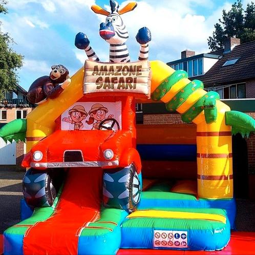 weekend van 28 juni nog enkele springkussens beschikbaar, Hobby en Vrije tijd, Feestartikelen | Verhuur, Zo goed als nieuw, Overige