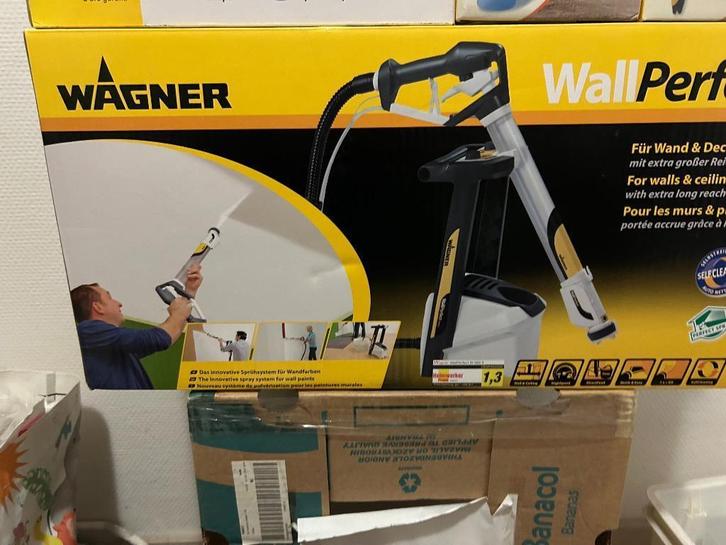 WAGNER VERFSPUIT TOESTEL W9854, Doe-het-zelf en Verbouw, Schildersmaterialen, Gebruikt, Verfspuit of Verfpomp, Ophalen of Verzenden
