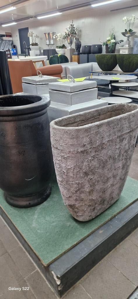 Grote PTMD Pot - Stijlvol en Uniek, Ophalen of Verzenden, Gebruikt, Overige kleuren, Overige materialen
