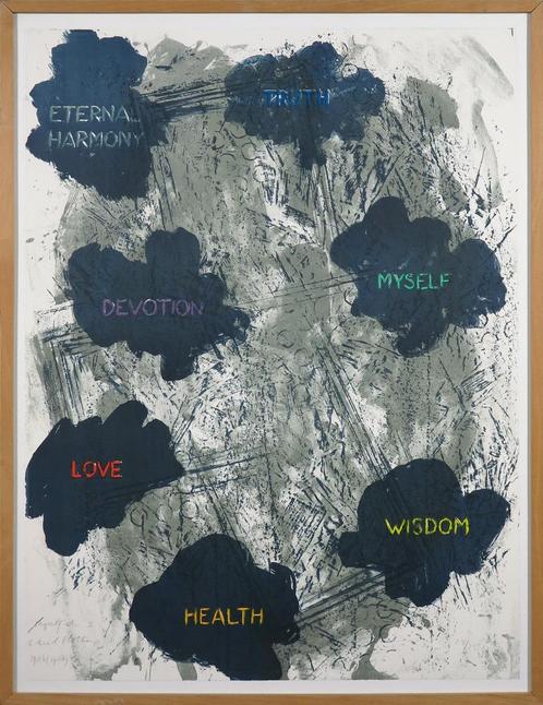 Carel Blotkamp - Litho, Myself etc. II - Ingelijst KOOPJE, Antiek en Kunst, Kunst | Litho's en Zeefdrukken, Ophalen