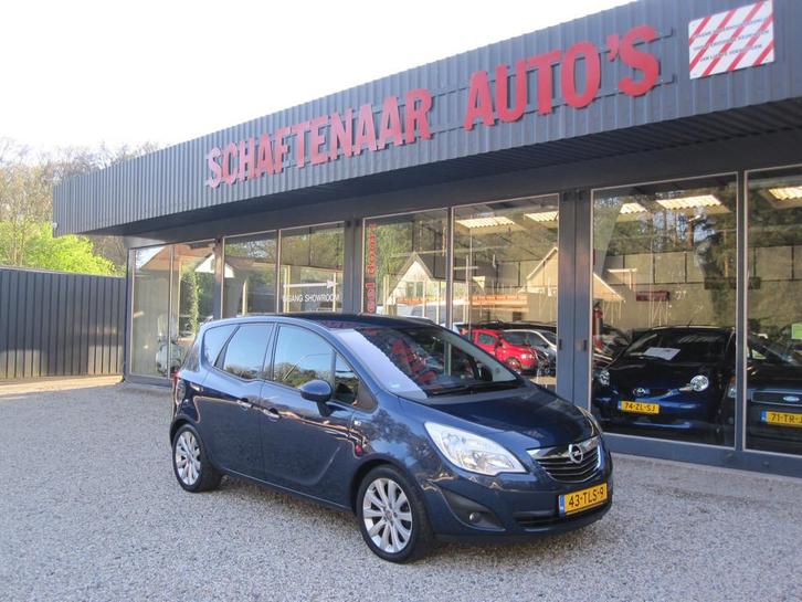 Opel Meriva 1.4 Turbo Cosmo met trekhaak apk 28-08-2026, Auto's, Opel, Bedrijf, Te koop, Meriva, ABS, Airbags, Airconditioning