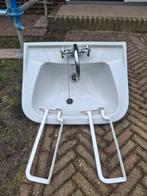 Wasbak + planchet + spiegel, Doe-het-zelf en Verbouw, Sanitair, Ophalen, Wastafel