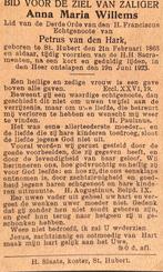 Anna Maria Willems st Hubert 1863, Ophalen of Verzenden