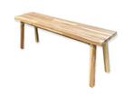 IKEA Skogsta bankje hout 120 cm, Ophalen, 100 tot 125 cm, Zo goed als nieuw, Rechthoekig