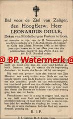 Dolle Leonardus 1940 Goes pastoor - 20478, Verzamelen, Bidprentjes en Rouwkaarten, Bidprentje, Ophalen of Verzenden