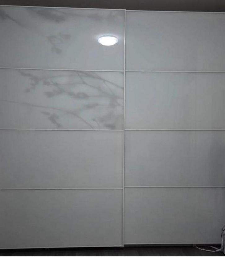 Ikea Pax schuifdeuren, Huis en Inrichting, Kasten | Kledingkasten, Zo goed als nieuw, 200 cm of meer, 50 tot 75 cm, Met plank(en)