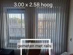 Lamellen wit met vitrage effect, Huis en Inrichting, Stoffering | Gordijnen en Lamellen, Ophalen, Zo goed als nieuw, Wit, 200 cm of meer