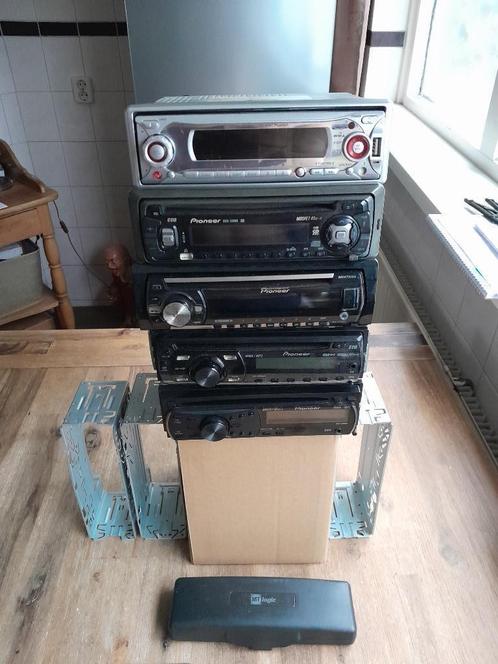 5x AUTORADIO CD - 4x PIONEER + MTlogic - OPRUIMING - 1 Koop!, Auto diversen, Autoradio's, Gebruikt, Verzenden
