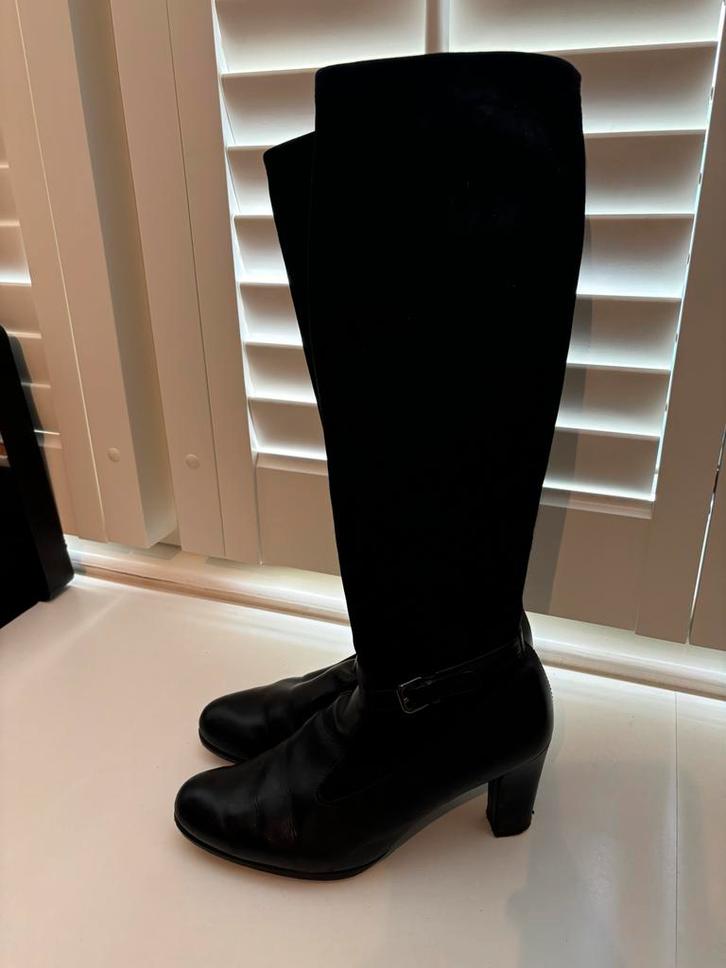 Peter Kaiser Zwarte Hoge Laarzen mt 6,5 / 40, Kleding | Dames, Schoenen, Gedragen, Hoge laarzen, Zwart, Verzenden