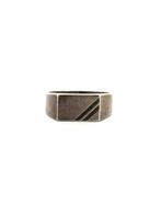 Vintage zilveren ring, Ophalen of Verzenden, Zo goed als nieuw, Zilver, Dame