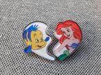 2 acryl pins in een hart van de kleine zeemeermin te koop, Ophalen of Verzenden, Nieuw, Overige onderwerpen, Speldje of Pin