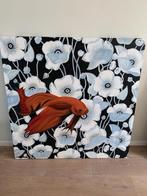 Groot schilderij sluierstaart goudvis in kersenbloesem, Ophalen