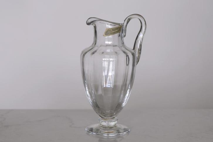 ✅ BACCARAT Capri schenkkan kristal optische banen retro 1960, Antiek en Kunst, Antiek | Glas en Kristal, Ophalen of Verzenden