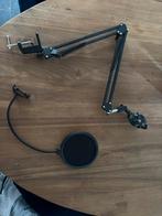 Microfoon Arm, Shock Mount & Pop Filter, Muziek en Instrumenten, Microfoons, Ophalen of Verzenden, Zo goed als nieuw, Studiomicrofoon