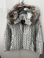 Zilveren Postcard Ski-jas met Bontrand voor maat 38, Kleding | Dames, Jassen | Winter, Maat 38/40 (M), Overige kleuren, Verzenden