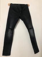 (8)Vintage SuperDry Skinny donker grijze heren spijkerbroek, Vintage SuperDry Skinny, W32 (confectie 46) of kleiner, Ophalen of Verzenden