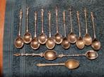 Vintage Verzilverde Apostel lepeltjes 14 stuks.In een koop., Antiek en Kunst, Antiek | Bestek, Ophalen of Verzenden