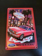 Ford Mustang Las Vegas metalen wandbord, Ophalen of Verzenden