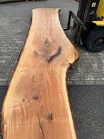 Exclusief eiken boomstamtafelblad 5 meter lang !!!, Ophalen, Zo goed als nieuw, 250 cm of meer, Planken