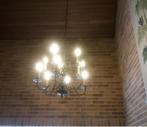 Kroonluchter 11 armig van messing, Huis en Inrichting, Lampen | Kroonluchters, Ophalen, Zo goed als nieuw, Metaal