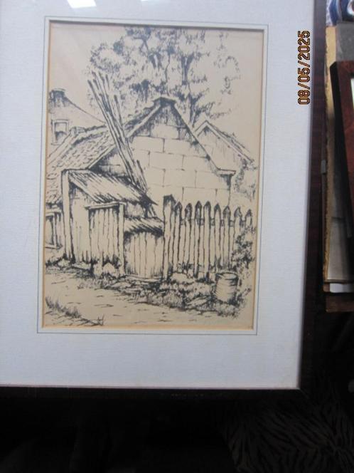 Ets van de Sluis a/d Rotte, R.dam, Informatie gevraagd, Antiek en Kunst, Kunst | Etsen en Gravures, Ophalen of Verzenden