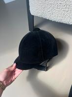Paardrij cap zwart fluweellook maat 59, Dieren en Toebehoren, Paardrijkleding, Ophalen of Verzenden, Zo goed als nieuw, Cap