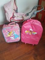 Kinder poppenwagen met 2 reiskoffertjes, Ophalen of Verzenden, Babypop