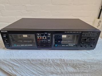 Philips FC-567 dubbel cassette deck defect beschikbaar voor biedingen