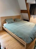 Ikea Malm 180x200cm Bed + Slatted Base + Mattress, Ophalen of Verzenden, Zo goed als nieuw, Tweepersoons