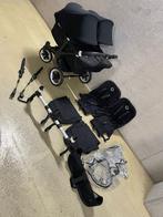 Bugaboo donkey 2 Twin all black, Kinderen en Baby's, Kinderwagens en Combinaties, Verstelbare duwstang, Bugaboo, Ophalen of Verzenden