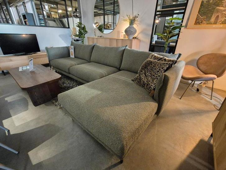 bank Bounty met Divan - stof Andermaat, Huis en Inrichting, Banken | Bankstellen, Nieuw, Hoekbank, Vierpersoons of meer, 250 tot 300 cm