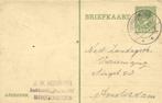 J.W. Horringa, Uithuizermeeden - 02.1929 - briefkaart, Postzegels en Munten, Brieven en Enveloppen | Nederland, Ophalen of Verzenden