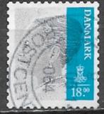 DENEMARKEN 18,00 Kr. zegel Koningin Margarethe II 2014, Postzegels en Munten, Ophalen of Verzenden, Denemarken, Gestempeld