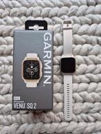 Garmin Venu Sq 2 Music - Offwhite/Brons, Sieraden, Tassen en Uiterlijk, Smartwatches, Gebruikt, Wit, Garmin, Waterdicht