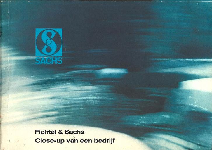 Fichtel & Sachs bedrijf brochure motorblok (043v), Boeken, Motoren, Zo goed als nieuw, Merk of Model, Ophalen of Verzenden